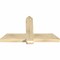 Ekena Millwork Eugene Rough Sawn Timber Gable Bracket, Douglas Fir, 48"W x 28"H x 4"D x 6"F, 14/12 Pitch GBW048X28X0406EUG00RDF - alternate 4